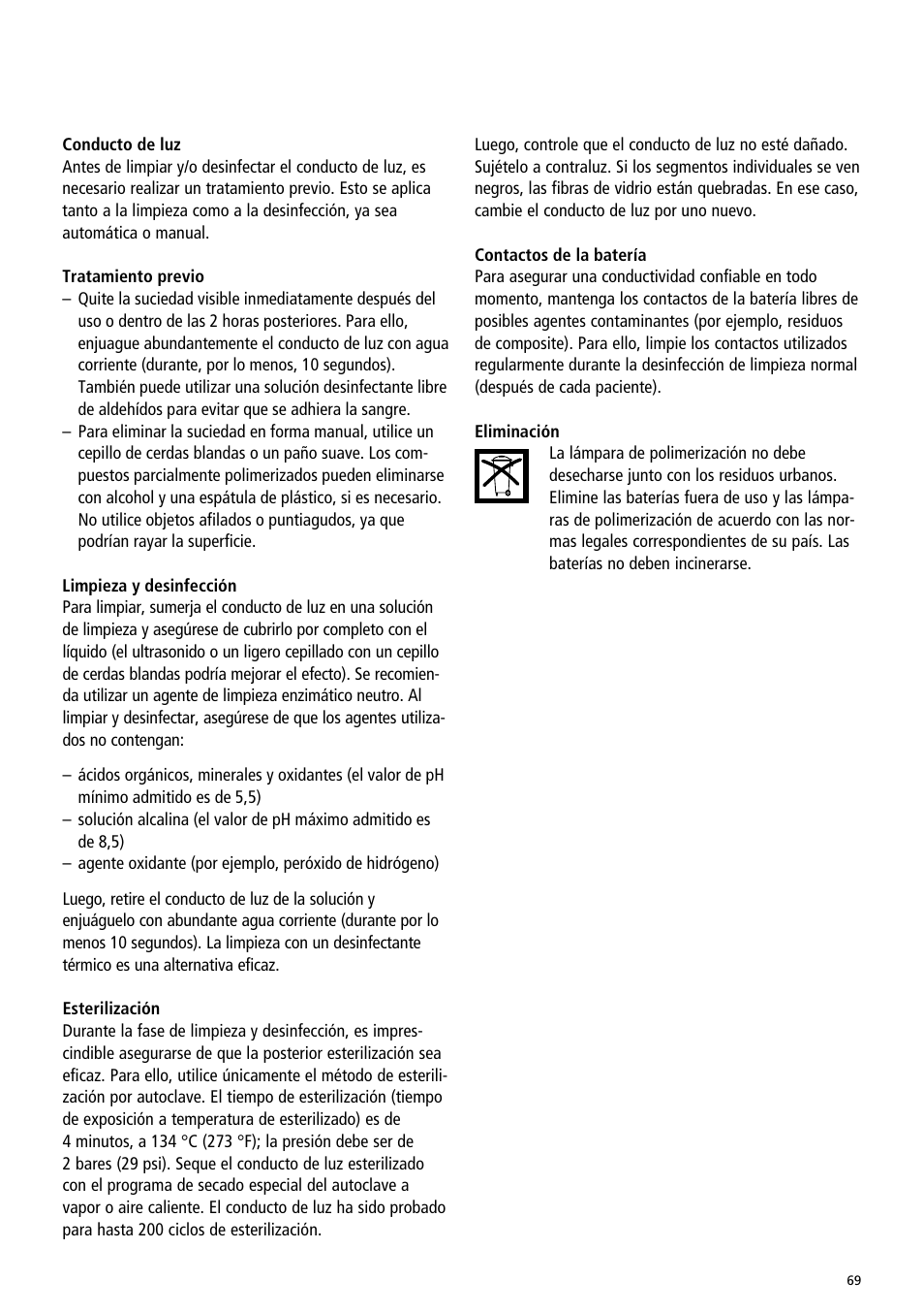 Ivoclar Vivadent Bluephase Style User Manual | Page 69 / 88