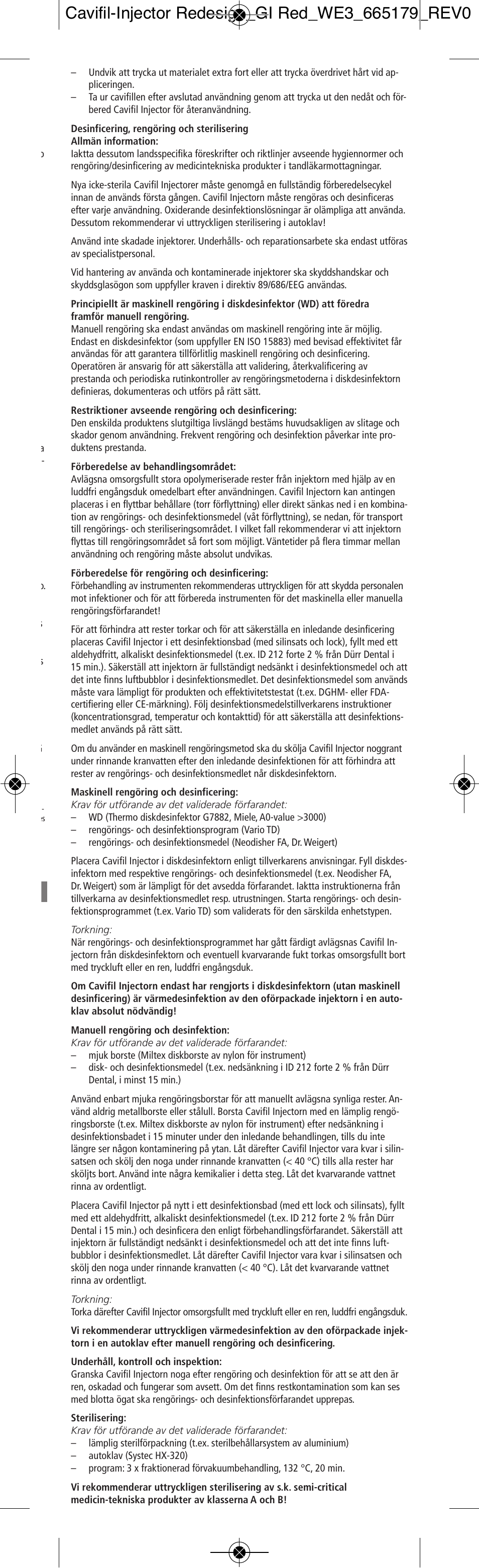 Ivoclar Vivadent Cavifil Injector User Manual | Page 13 / 30