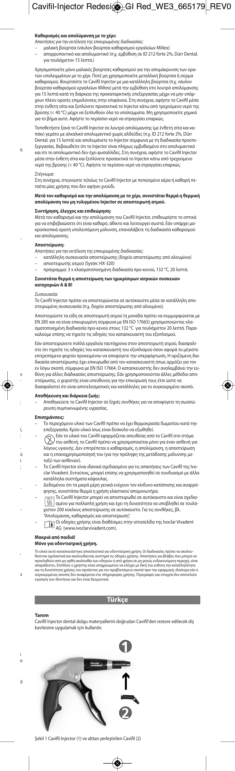Türkçe | Ivoclar Vivadent Cavifil Injector User Manual | Page 23 / 30