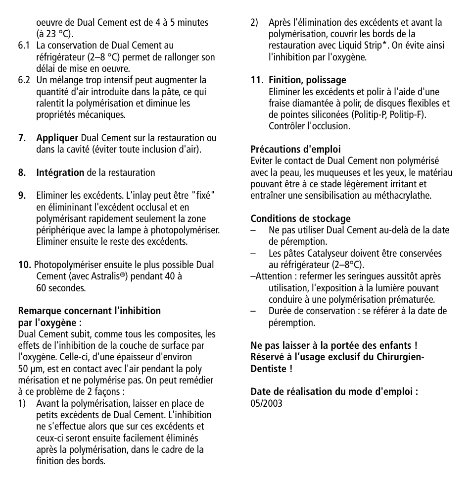 Ivoclar Vivadent Dual Cement User Manual | Page 8 / 33
