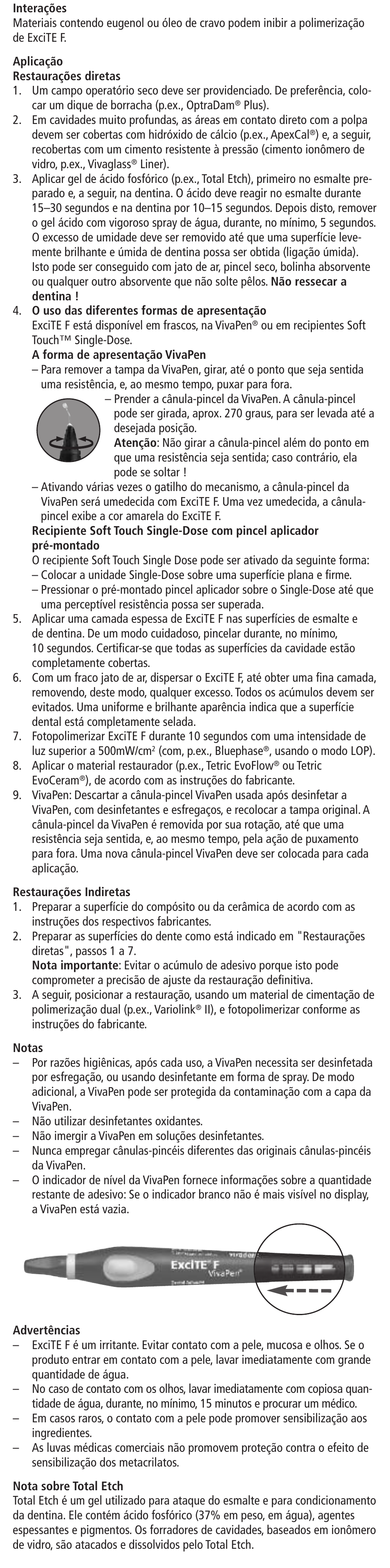 Ivoclar Vivadent ExciTE F User Manual | Page 10 / 48