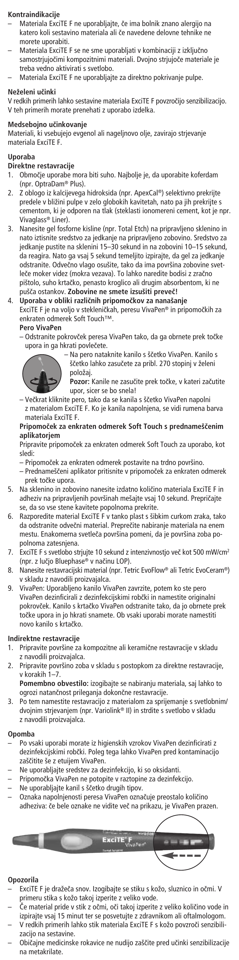 Ivoclar Vivadent ExciTE F User Manual | Page 22 / 48