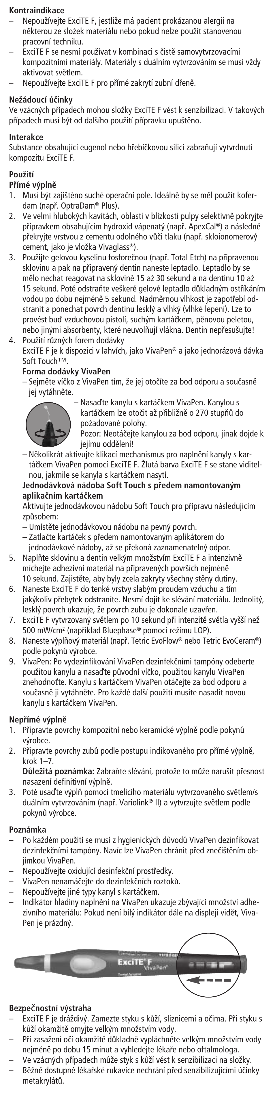 Ivoclar Vivadent ExciTE F User Manual | Page 25 / 48