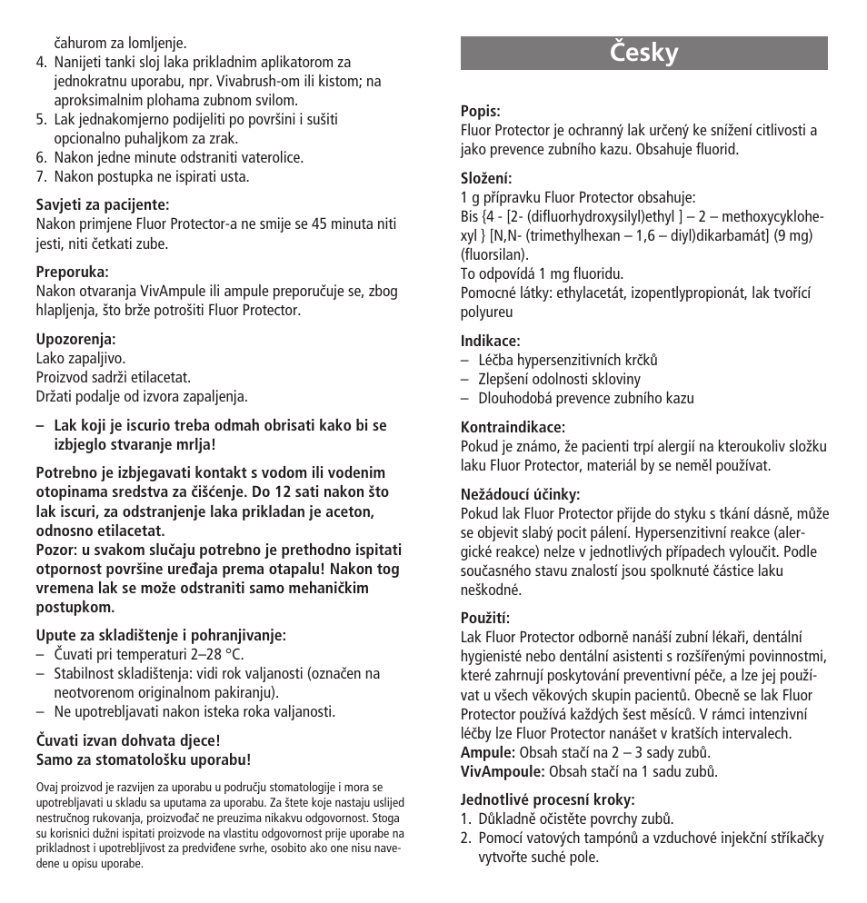 Âesky | Ivoclar Vivadent Fluor Protector User Manual | Page 22 / 43