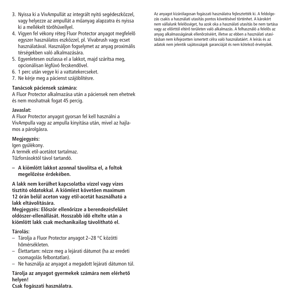 Ivoclar Vivadent Fluor Protector User Manual | Page 25 / 43