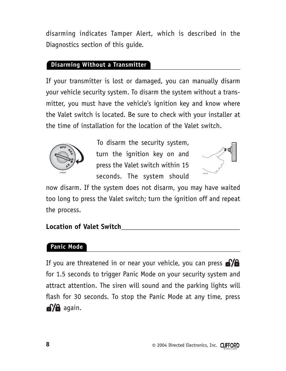 CLIFFORD 22CX User Manual | Page 13 / 25