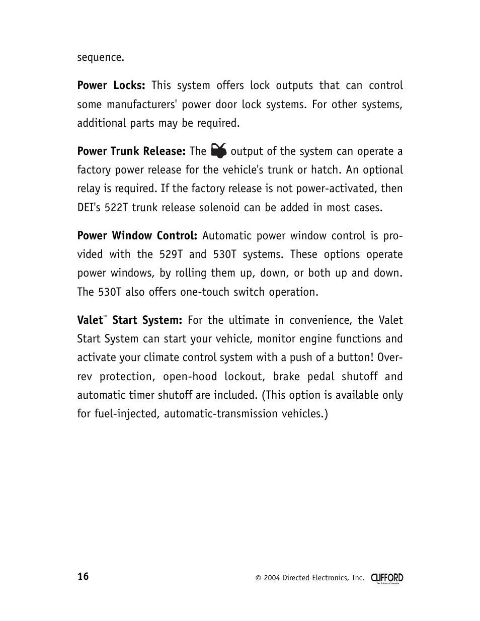 CLIFFORD 22CX User Manual | Page 21 / 25