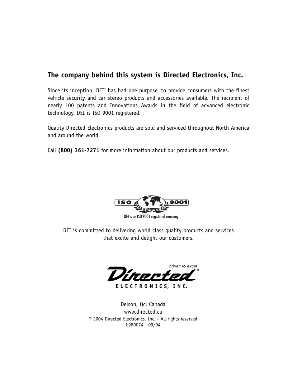 CLIFFORD 22CX User Manual | Page 25 / 25