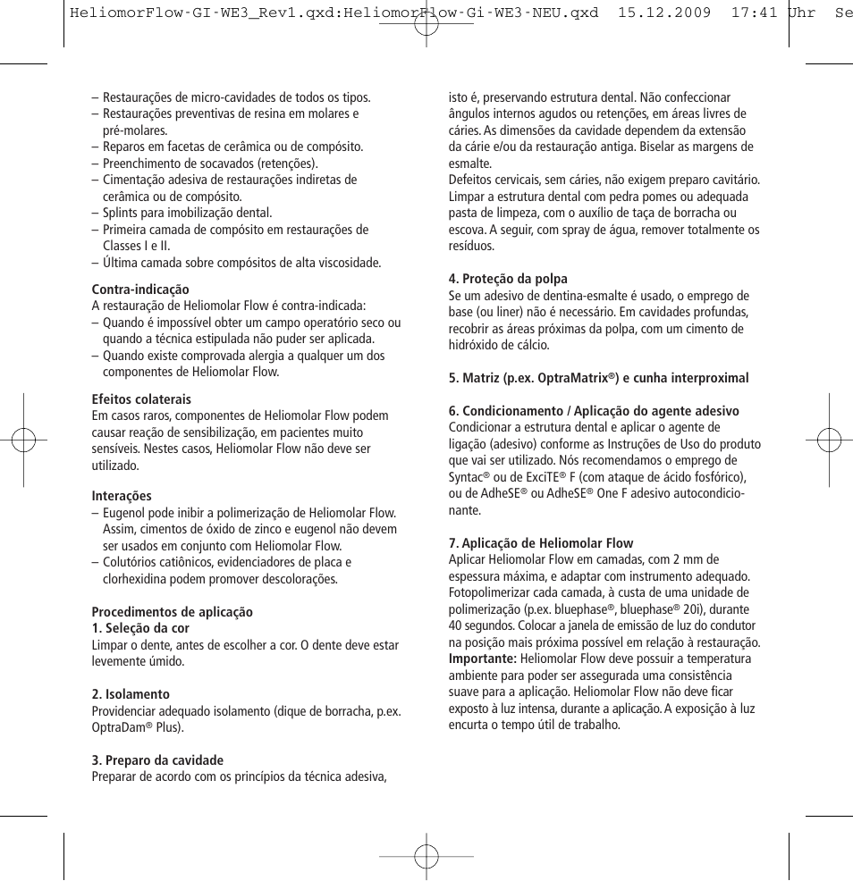 Ivoclar Vivadent Heliomolar Flow User Manual | Page 14 / 28