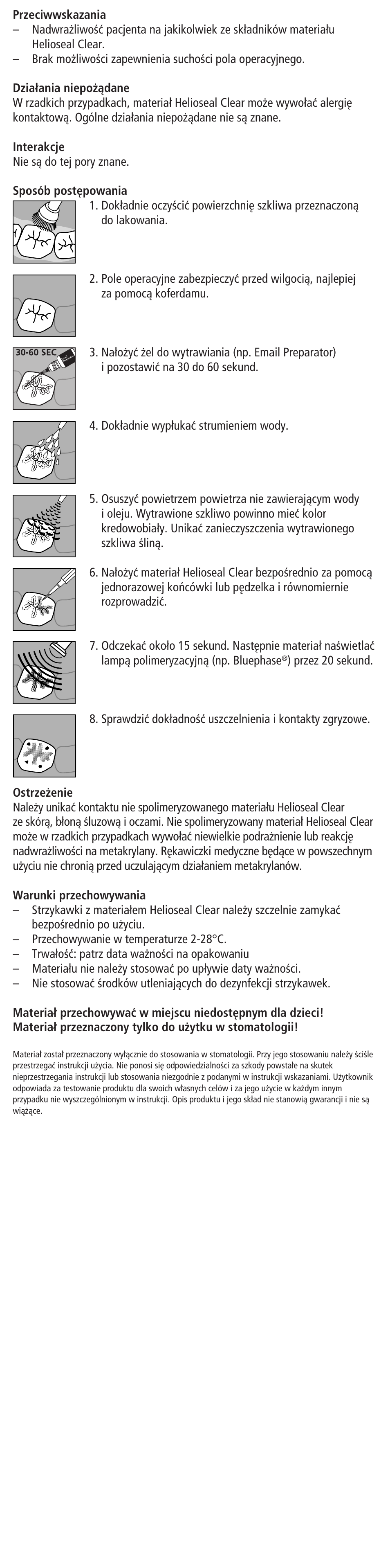 Ivoclar Vivadent Helioseal Clear User Manual | Page 14 / 17