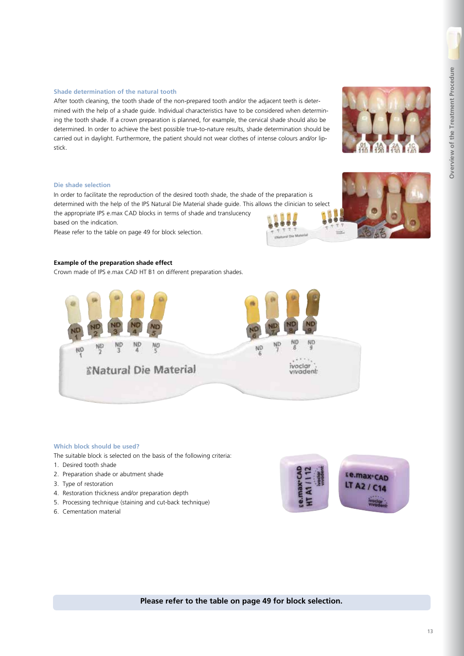 Ivoclar Vivadent IPS e.max CAD Chairside User Manual | Page 13 / 52