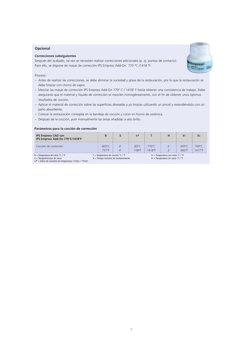 Ivoclar Vivadent IPS Empress CAD Chairside - de-en-es-it-ru User Manual | Page 127 / 240