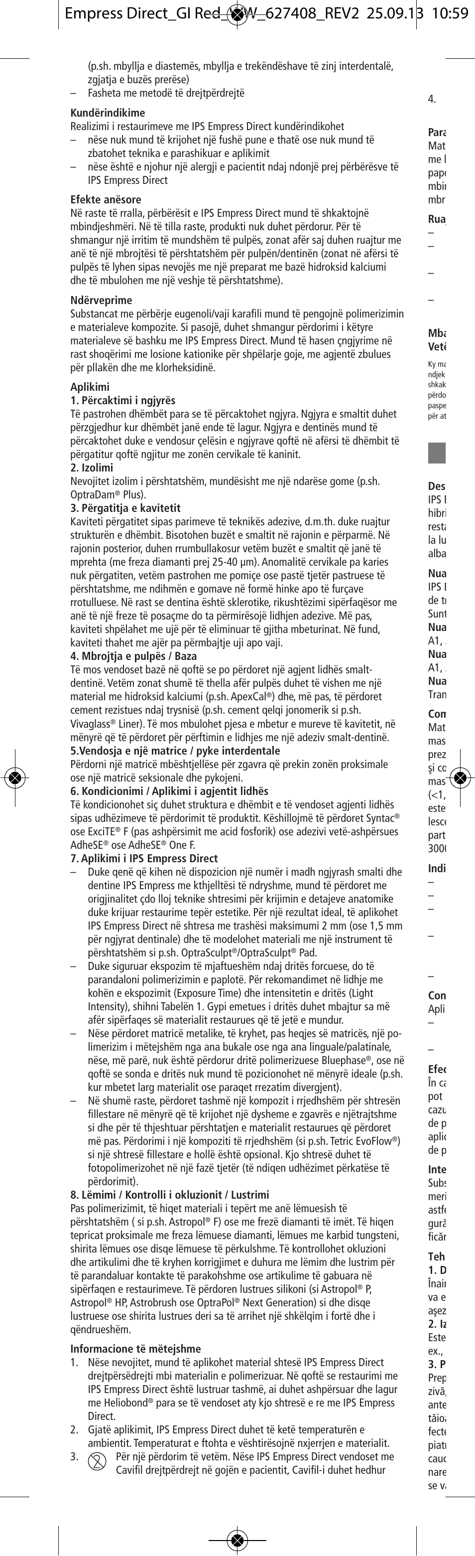 Ivoclar Vivadent IPS Empress Direct User Manual | Page 36 / 48