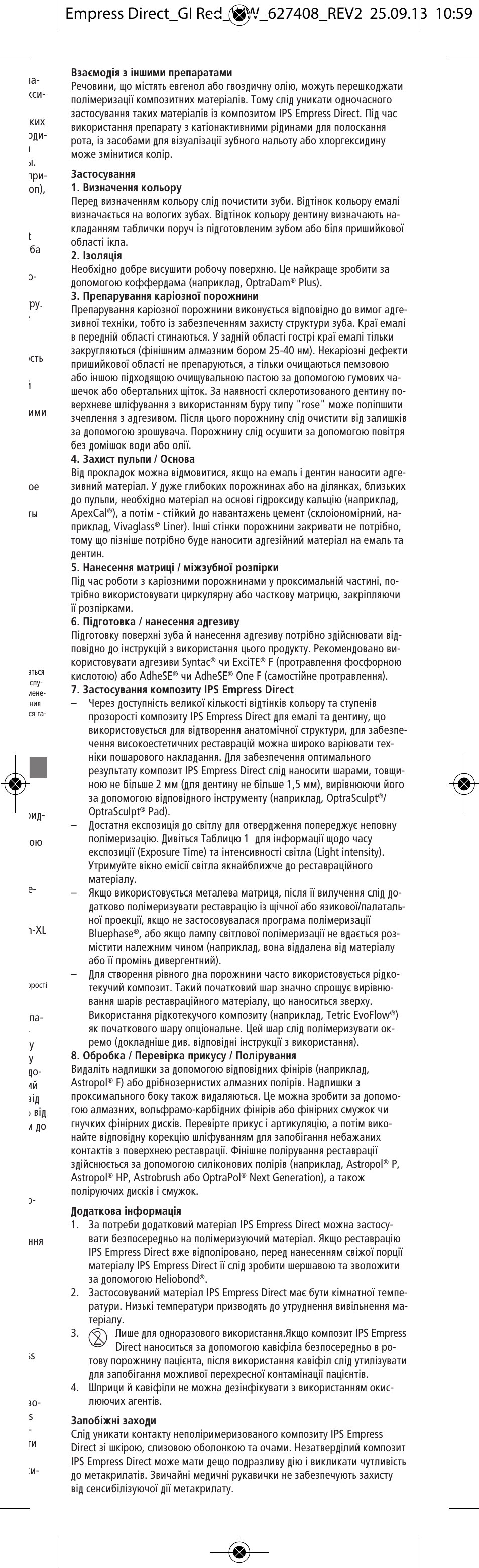 Ivoclar Vivadent IPS Empress Direct User Manual | Page 41 / 48