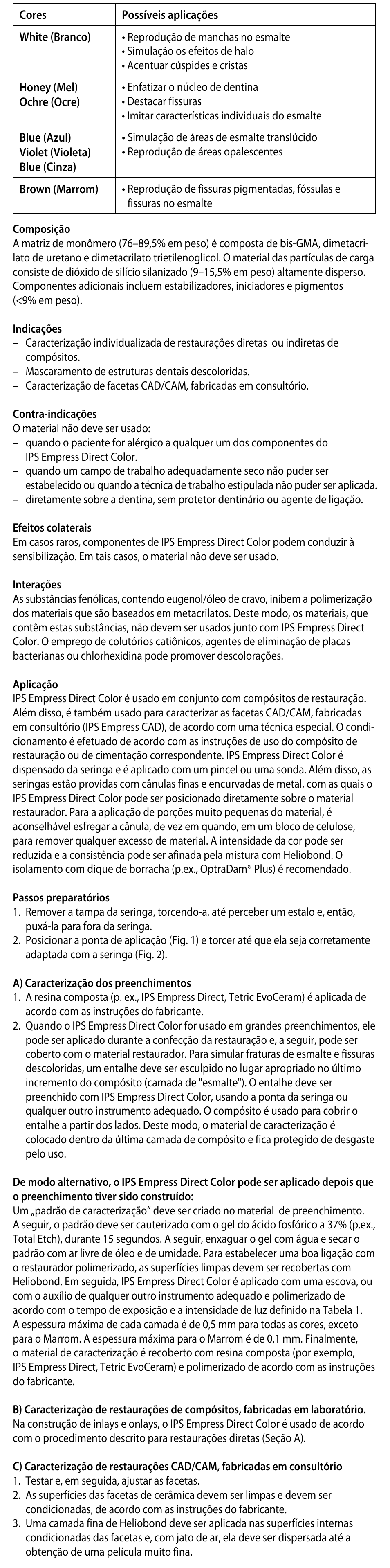 Ivoclar Vivadent IPS Empress Direct Color User Manual | Page 10 / 48