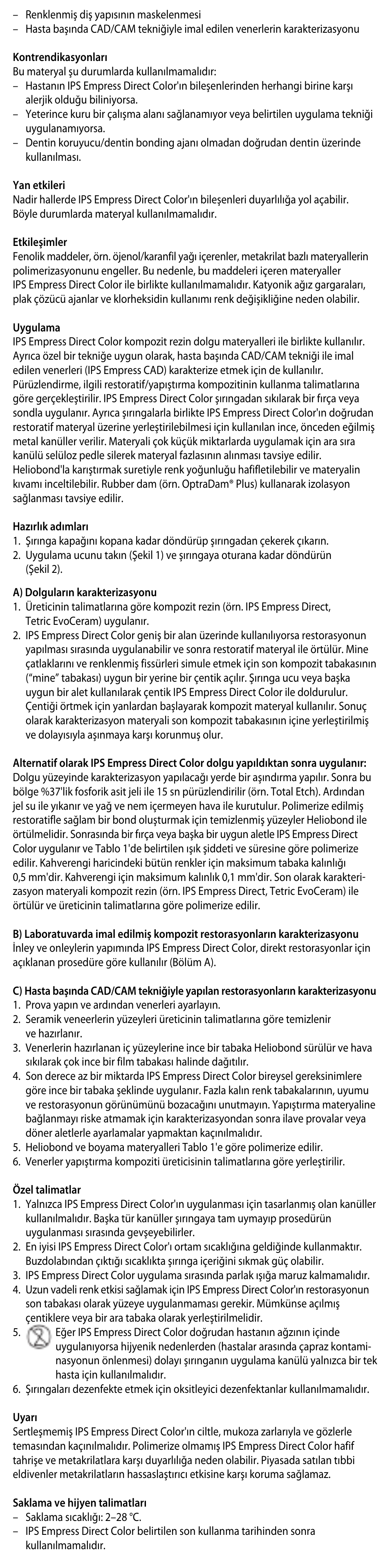 Ivoclar Vivadent IPS Empress Direct Color User Manual | Page 21 / 48