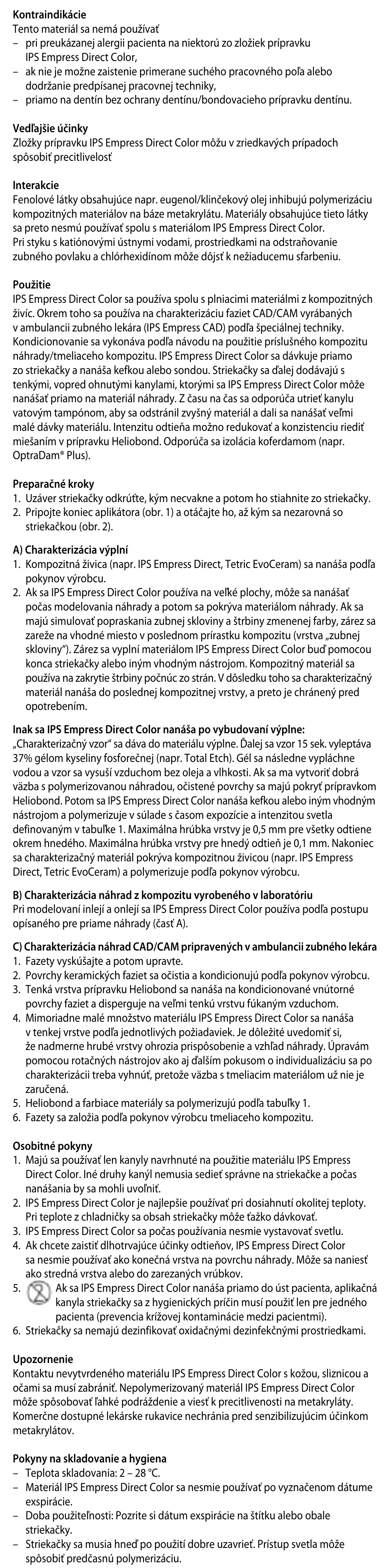 Ivoclar Vivadent IPS Empress Direct Color User Manual | Page 27 / 48