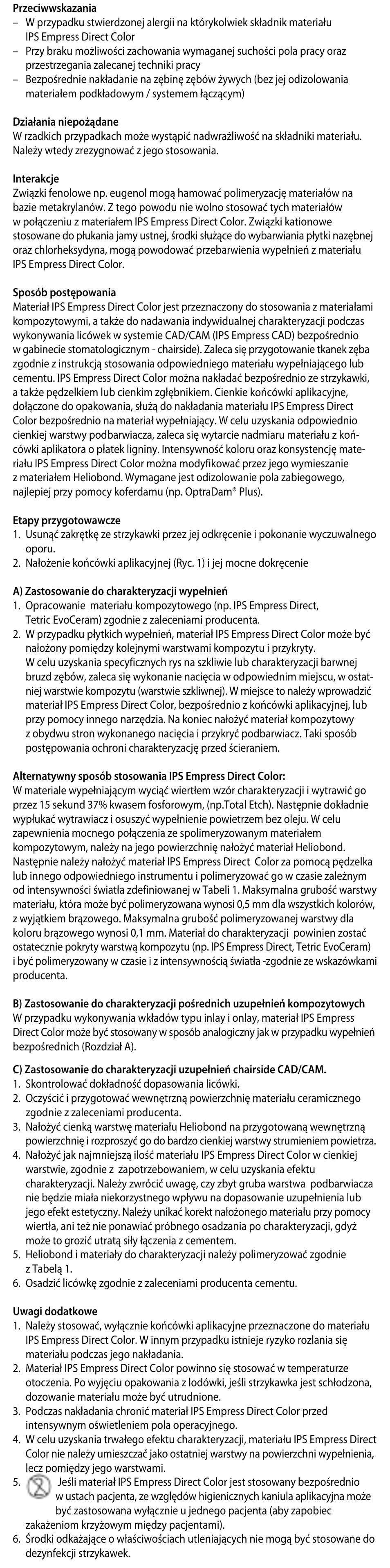 Ivoclar Vivadent IPS Empress Direct Color User Manual | Page 30 / 48