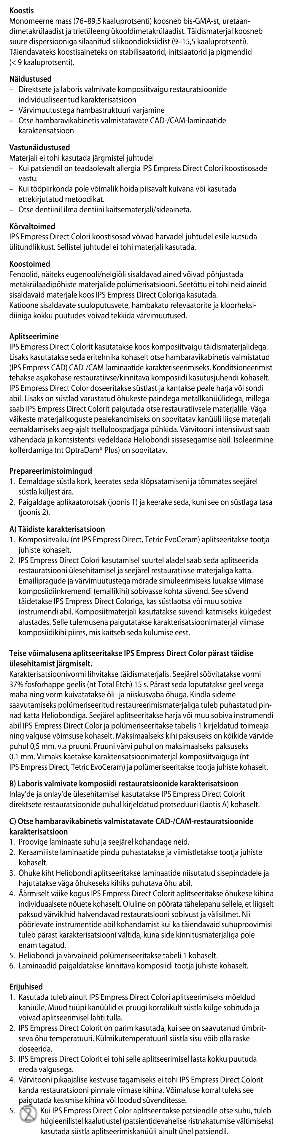 Ivoclar Vivadent IPS Empress Direct Color User Manual | Page 43 / 48