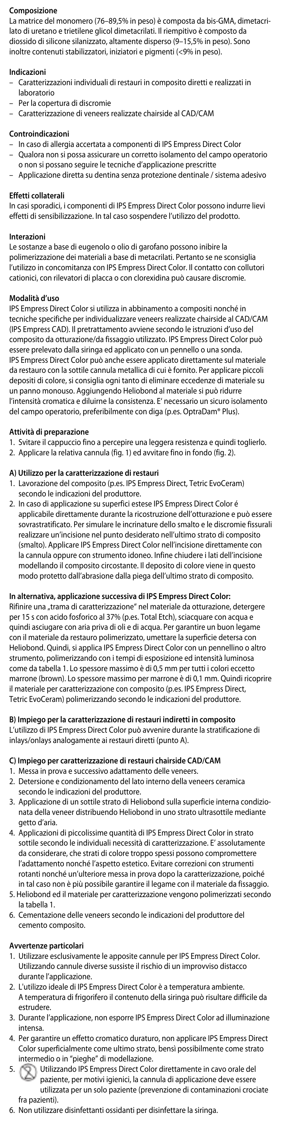 Ivoclar Vivadent IPS Empress Direct Color User Manual | Page 7 / 48