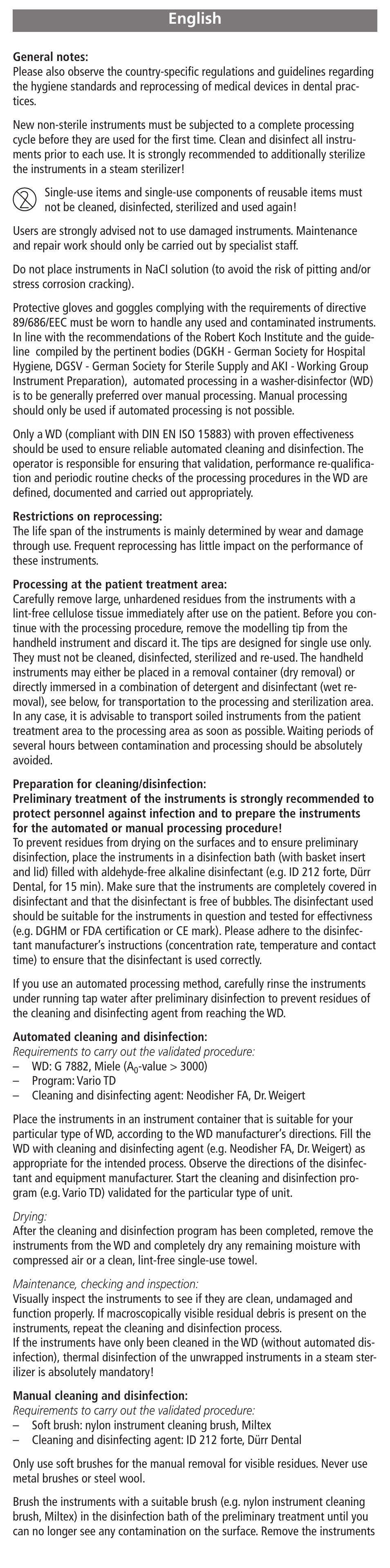 English | Ivoclar Vivadent Manufacturer User Manual | Page 2 / 29