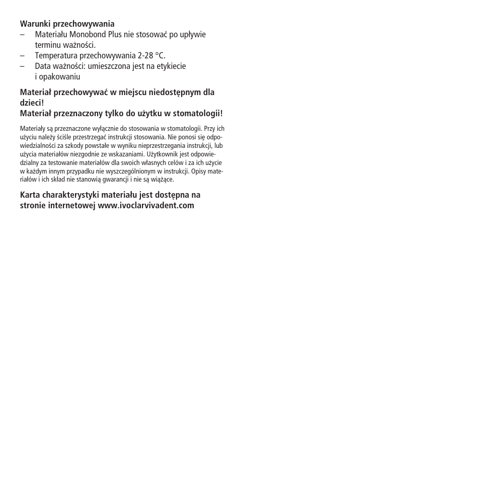 Ivoclar Vivadent Monobond Plus User Manual | Page 26 / 27
