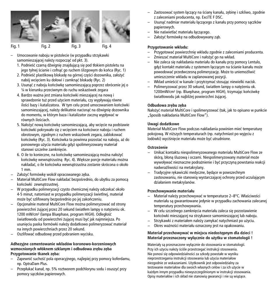 Ivoclar Vivadent MultiCore Flow User Manual | Page 31 / 33