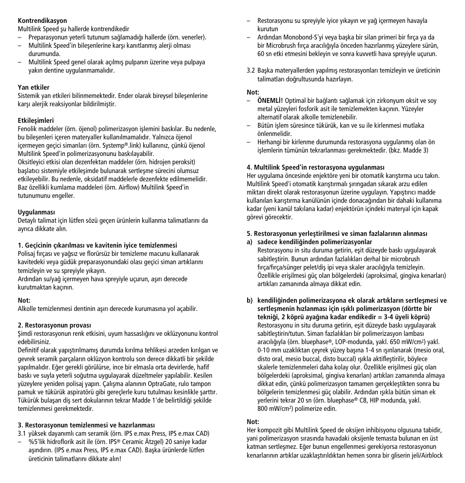 Ivoclar Vivadent Multilink Speed User Manual | Page 10 / 14