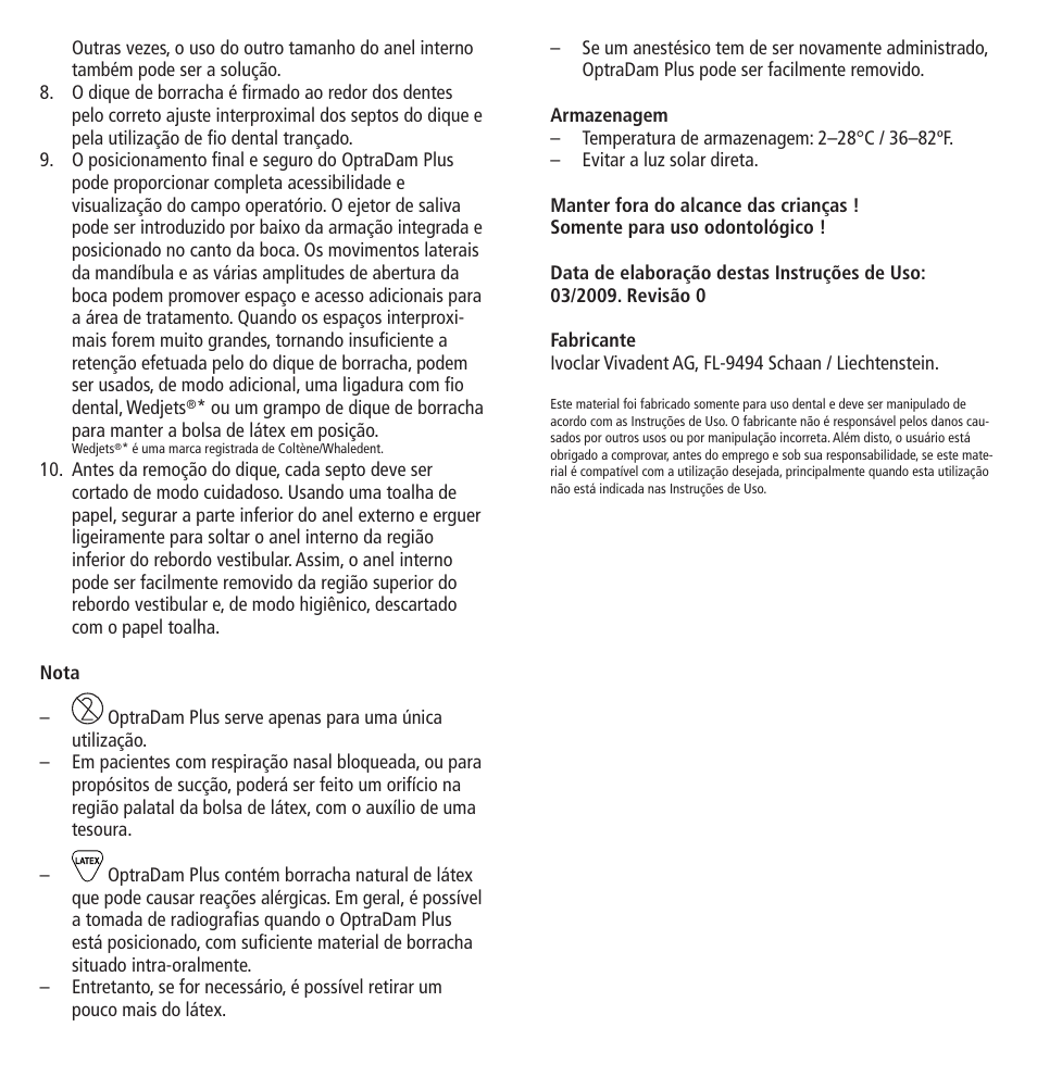 Ivoclar Vivadent OptraDam Plus User Manual | Page 13 / 31