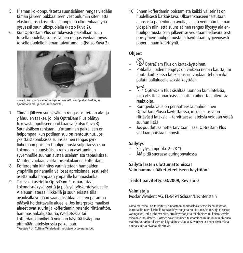 Ivoclar Vivadent OptraDam Plus User Manual | Page 19 / 31