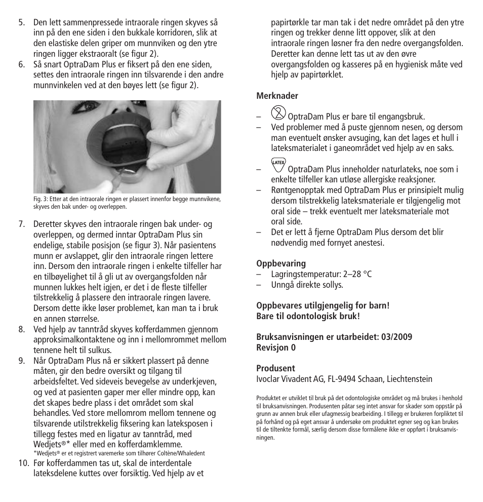Ivoclar Vivadent OptraDam Plus User Manual | Page 21 / 31