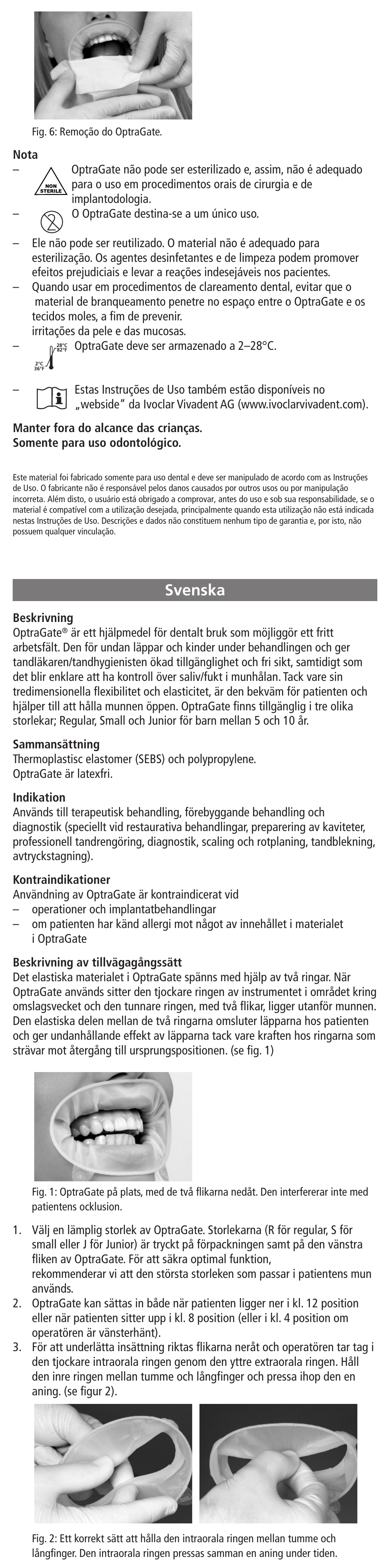 Svenska | Ivoclar Vivadent OptraGate User Manual | Page 11 / 48