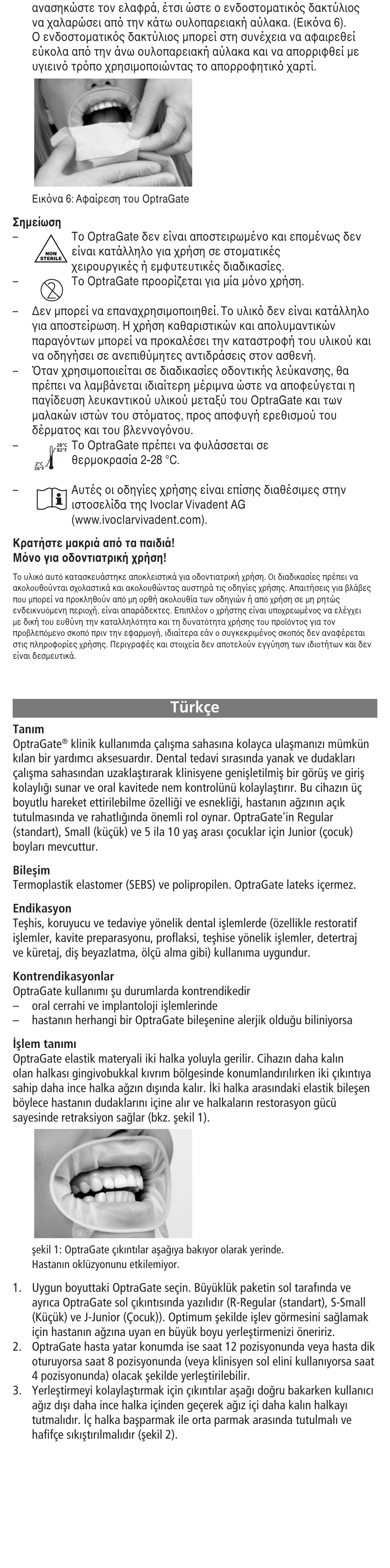 Türkçe | Ivoclar Vivadent OptraGate User Manual | Page 20 / 48