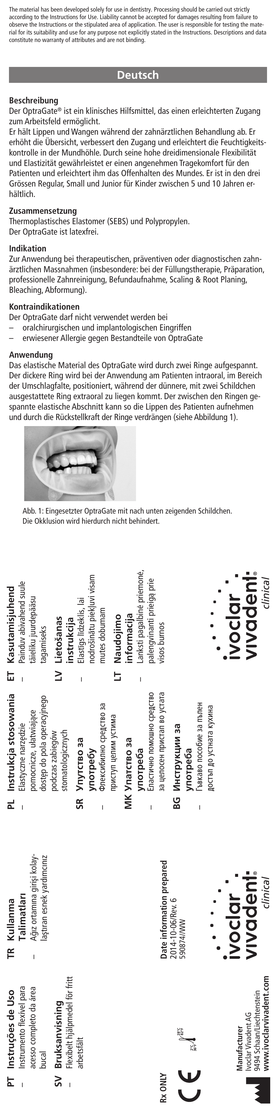 Deutsch | Ivoclar Vivadent OptraGate User Manual | Page 3 / 48