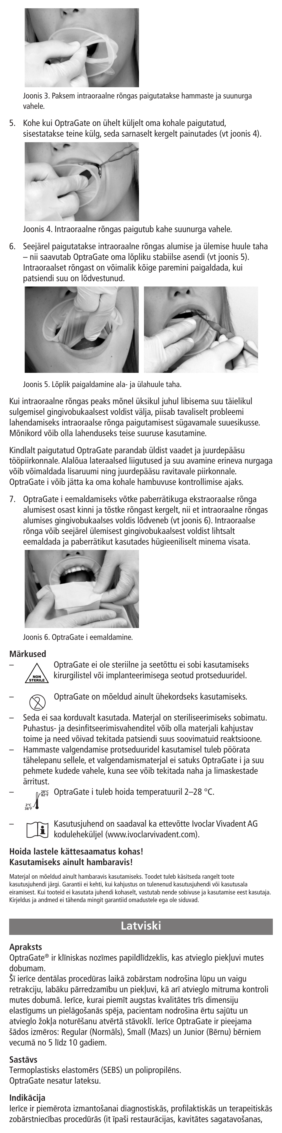 Latviski | Ivoclar Vivadent OptraGate User Manual | Page 43 / 48