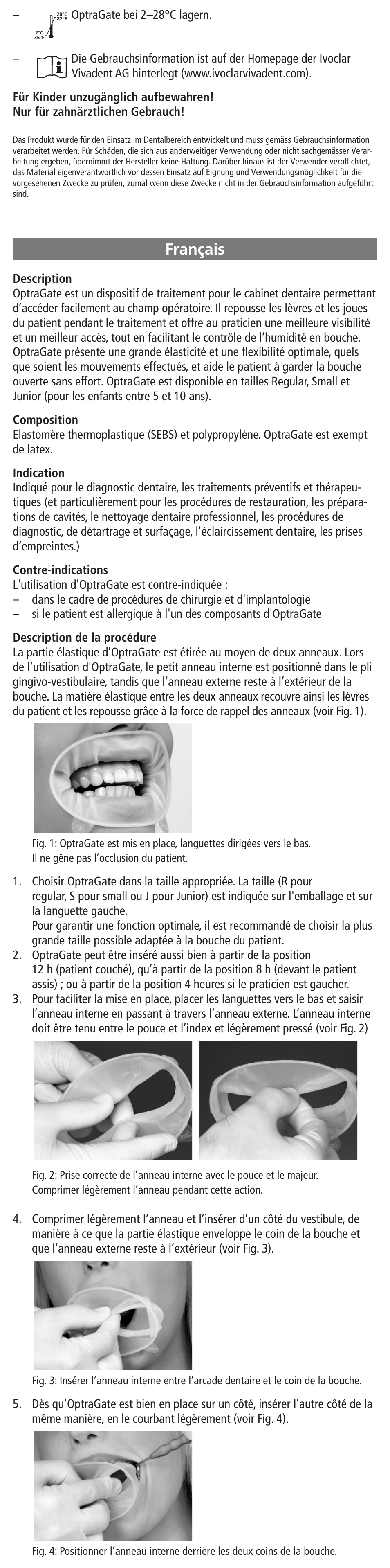 Français | Ivoclar Vivadent OptraGate User Manual | Page 5 / 48