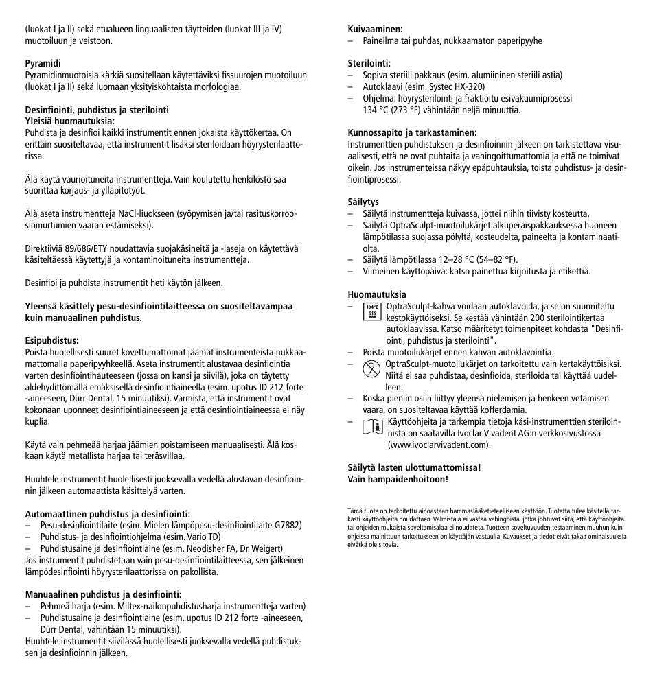 Ivoclar Vivadent OptraSculpt User Manual | Page 23 / 41