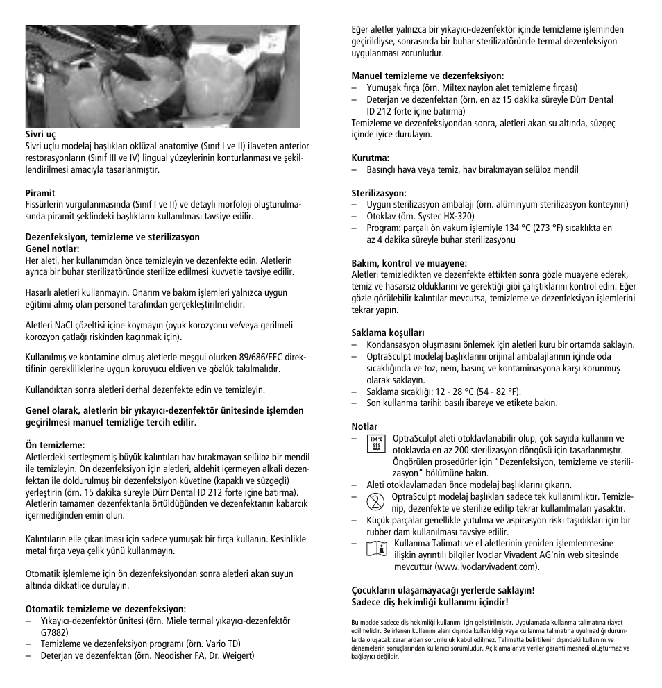 Ivoclar Vivadent OptraSculpt User Manual | Page 34 / 41