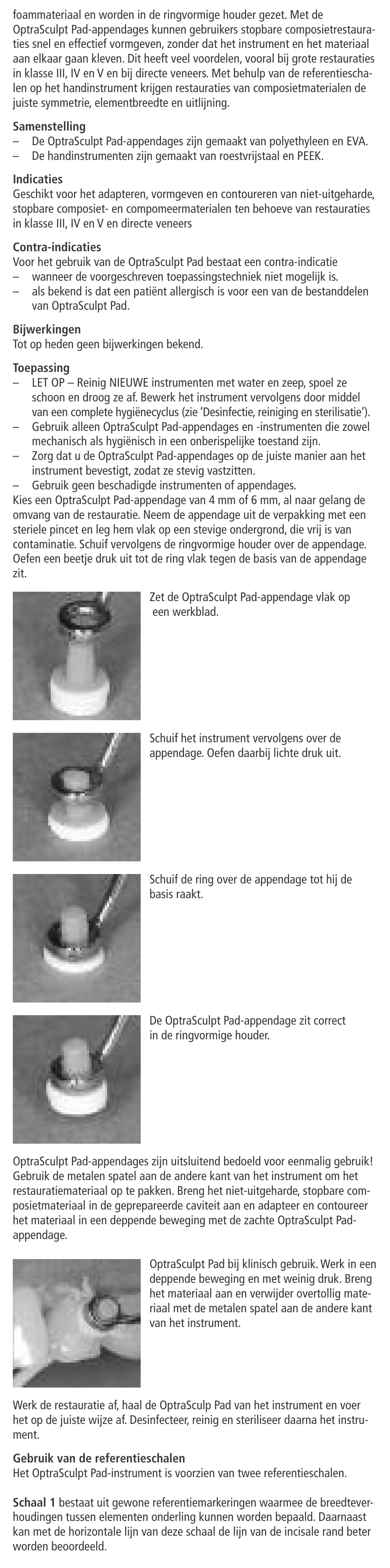 Ivoclar Vivadent OptraSculpt Pad User Manual | Page 25 / 39