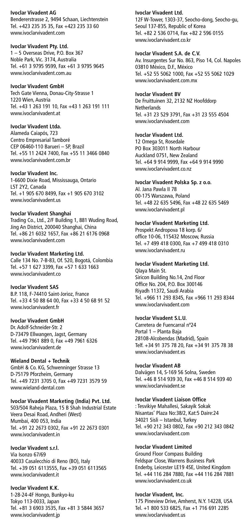 Ivoclar Vivadent Plaque Test User Manual | Page 9 / 9