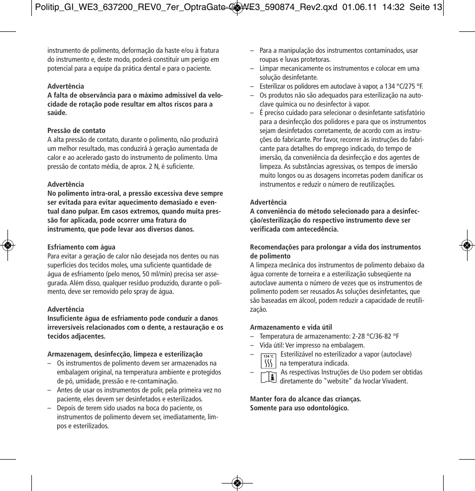 Ivoclar Vivadent Politip User Manual | Page 13 / 34