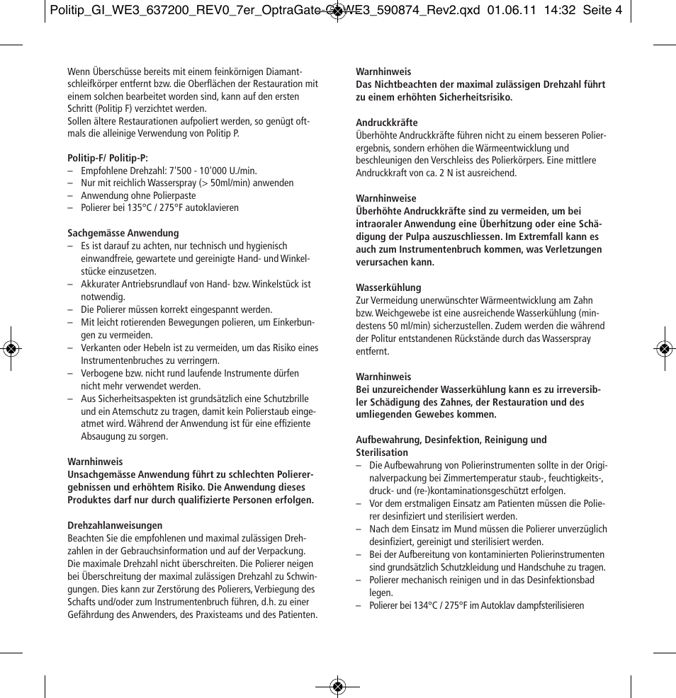 Ivoclar Vivadent Politip User Manual | Page 4 / 34