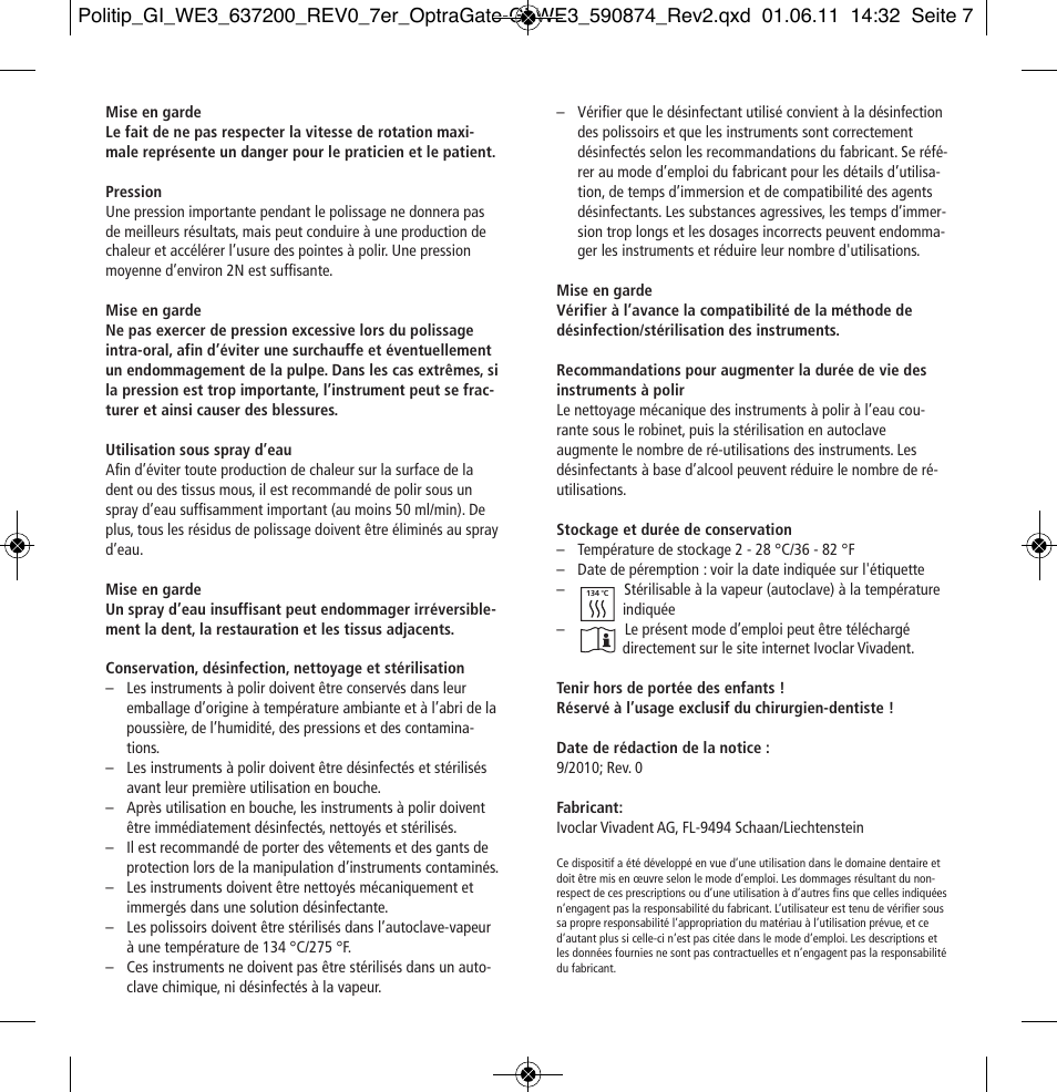 Ivoclar Vivadent Politip User Manual | Page 7 / 34