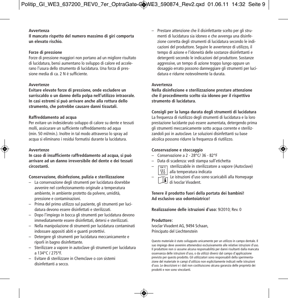 Ivoclar Vivadent Politip User Manual | Page 9 / 34