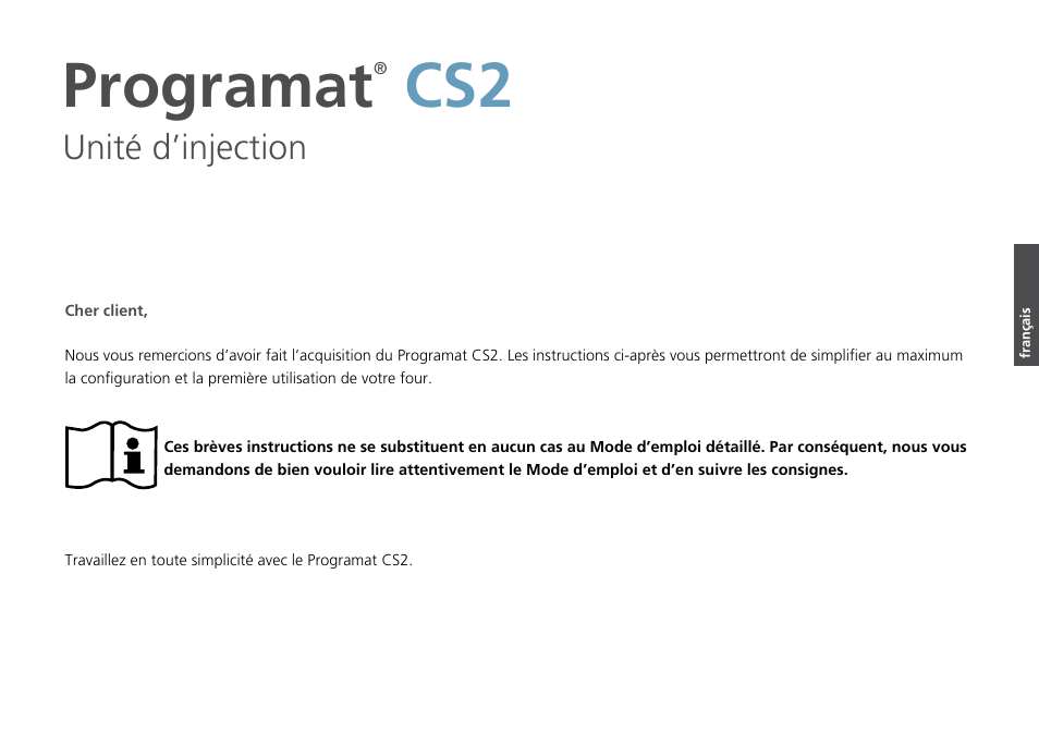 Programat | Ivoclar Vivadent Programat CS2 Short Instructions User Manual | Page 15 / 40