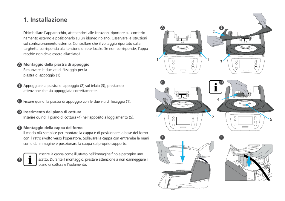 Installazione | Ivoclar Vivadent Programat CS2 Short Instructions User Manual | Page 22 / 40