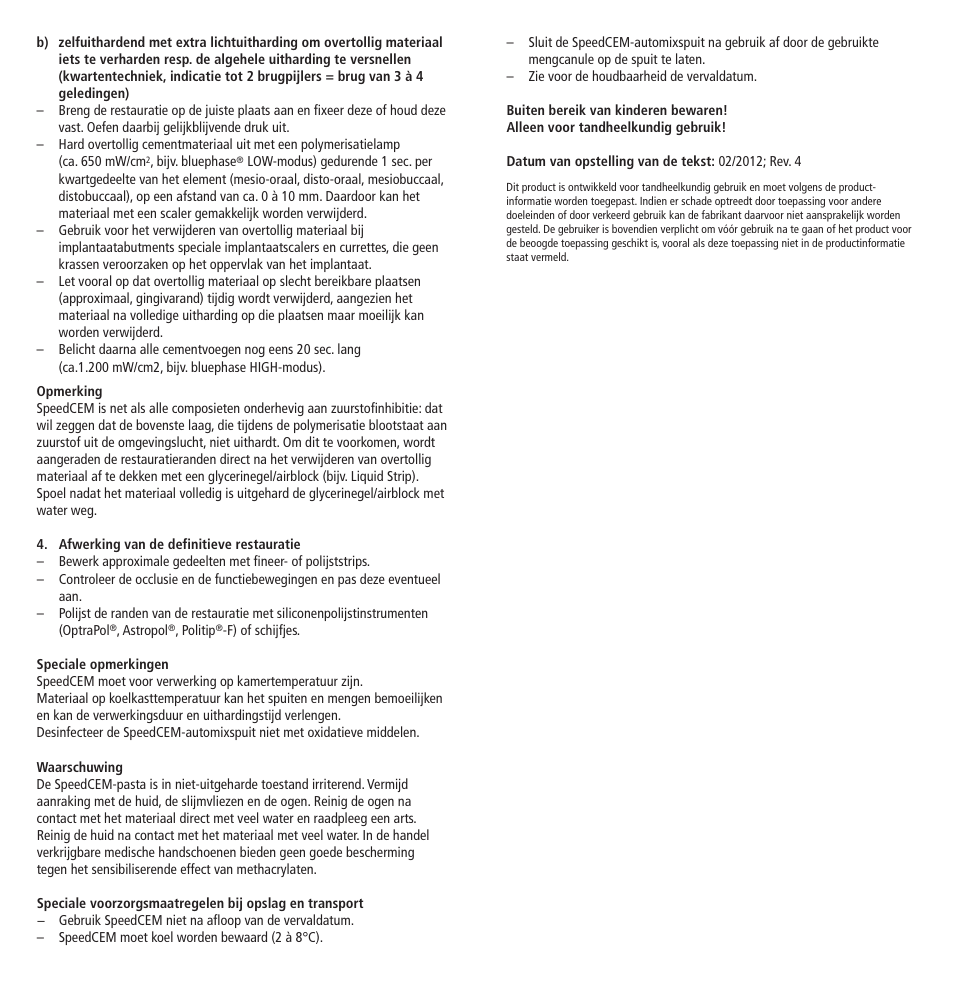 Ivoclar Vivadent SpeedCEM User Manual | Page 31 / 44