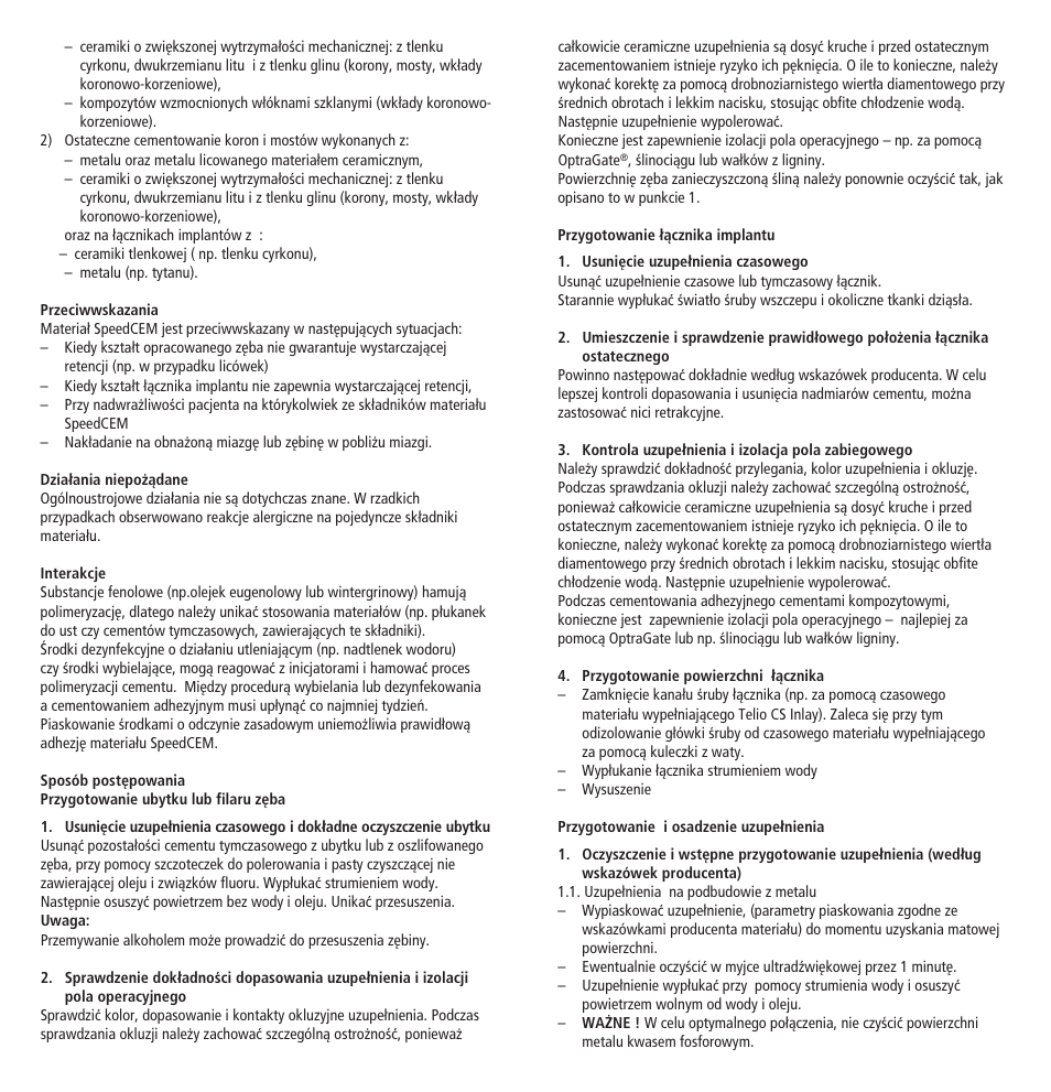 Ivoclar Vivadent SpeedCEM User Manual | Page 41 / 44