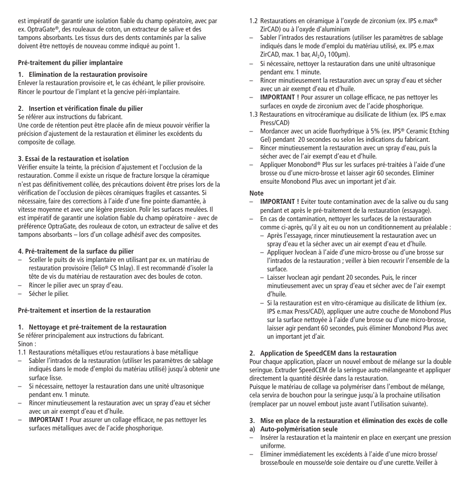 Ivoclar Vivadent SpeedCEM User Manual | Page 8 / 44