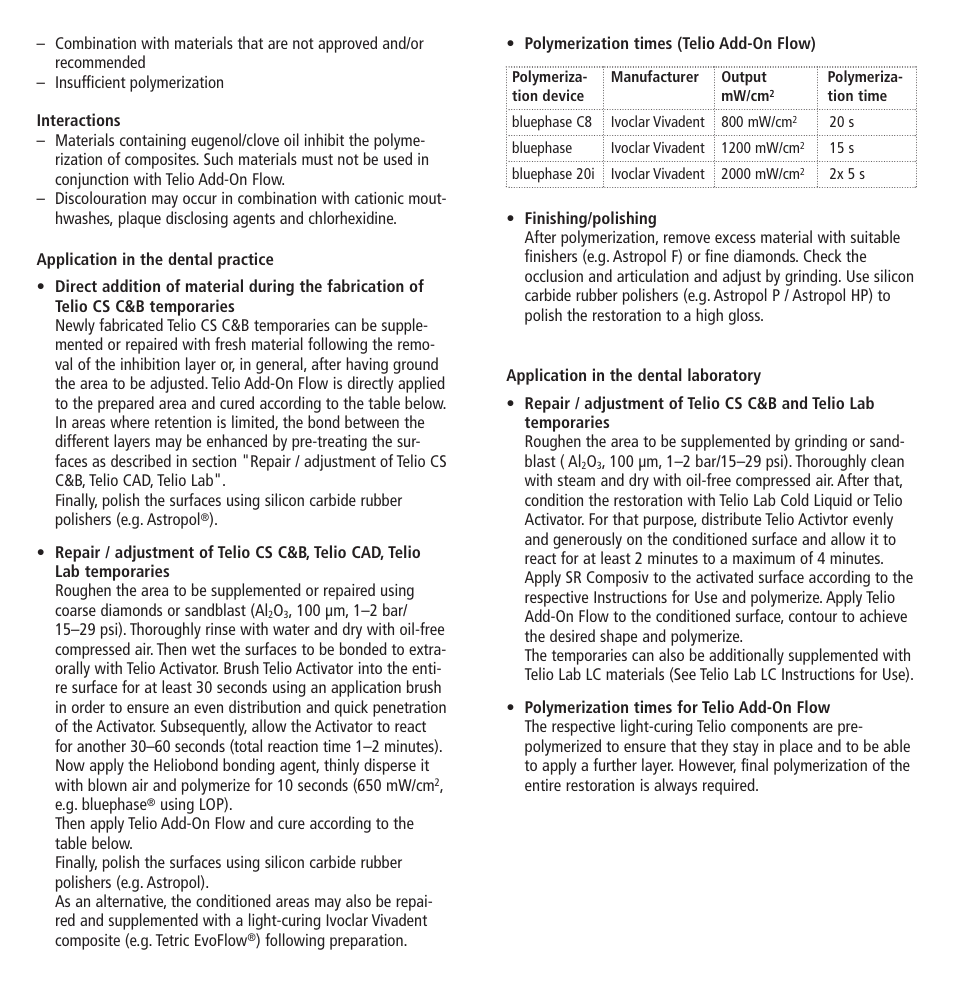 Ivoclar Vivadent Telio Add-On Flow User Manual | Page 2 / 40